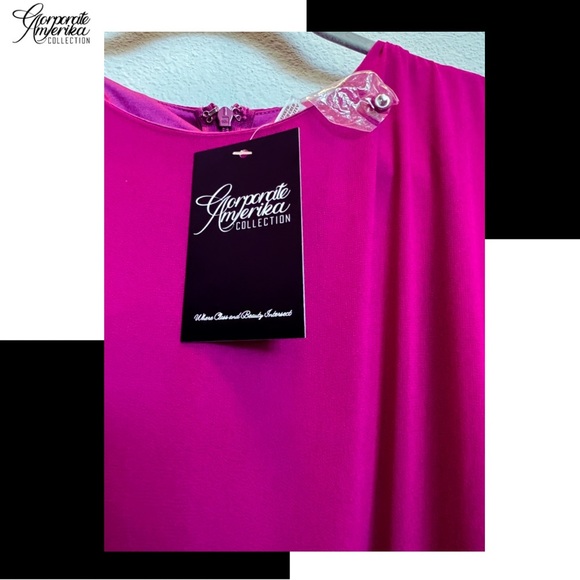 Pink belted jumpsuit - Picture 4 of 5